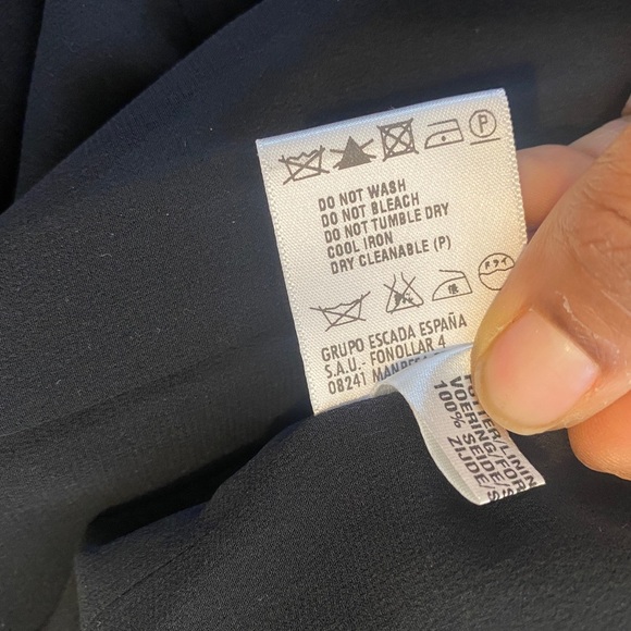 ESCADA Chic Black and Red Button Down Top Size UK 34 or US 8 - Picture 4 of 9